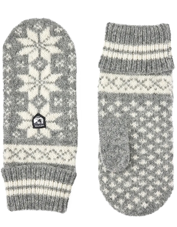 Hestra Isvik Mitt Grey/Off White