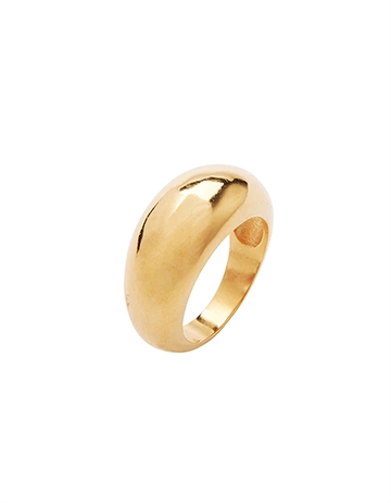 Pico Drop Ring Gold