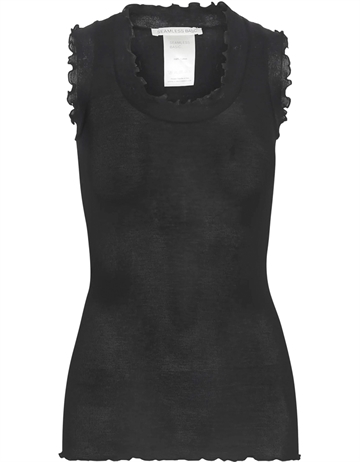Seamless Basic Flounce Black