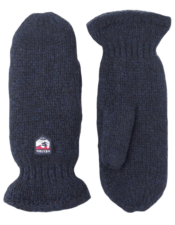 Hestra Basic Wool Mittens Navy