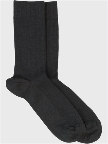 Mrs. Hosiery Merino Fine Sock Black