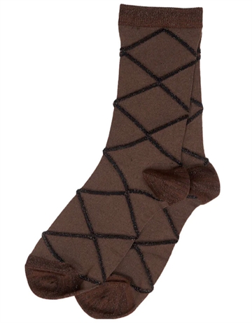 Pico Diamond Socks Mocca