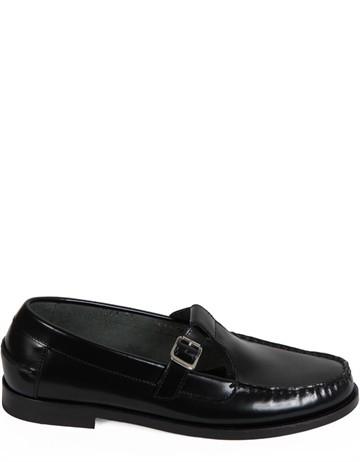 Dico T-Bar Loafer Black