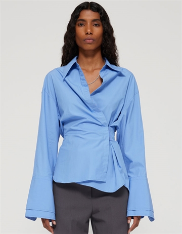 Róhe Asymmetrical Shirt Blue