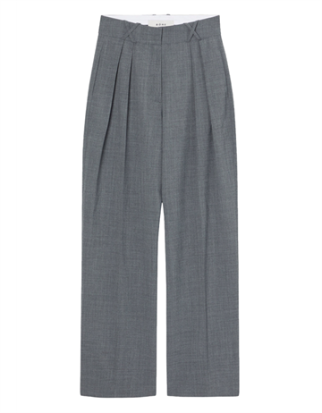 róhe wide leg tailored trousers grey
