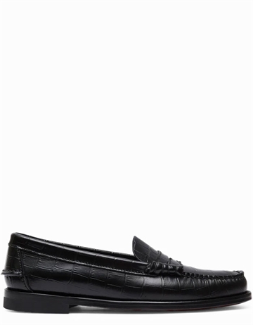 Augusta Zoe Croco Black