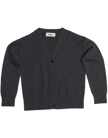 Rhea Heavy Cardigan Dark Grey