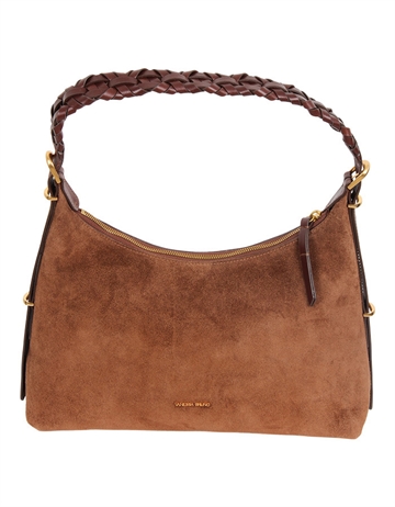 Vanessa Bruno Small Jess Hobo Bag Cognac