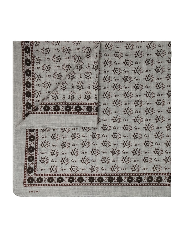 Soeur Foulard Laine Gris