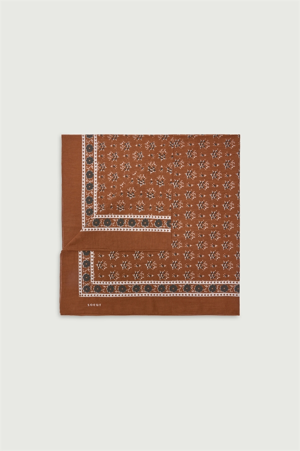 Soeur Foulard Cotton Caramel/Anthra